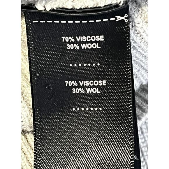 Harley Davidson Sweater Womens Medium Gray Wrap Surplice V Neck Ribbed Knit - Picture 7 of 12